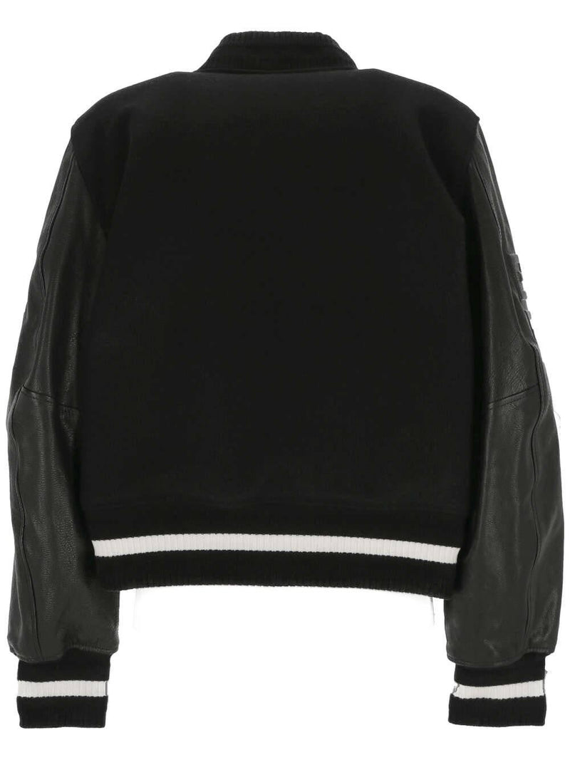 Givenchy Cropped Varsity Jacket - Women - Piano Luigi