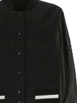 Givenchy Cropped Varsity Jacket - Women - Piano Luigi