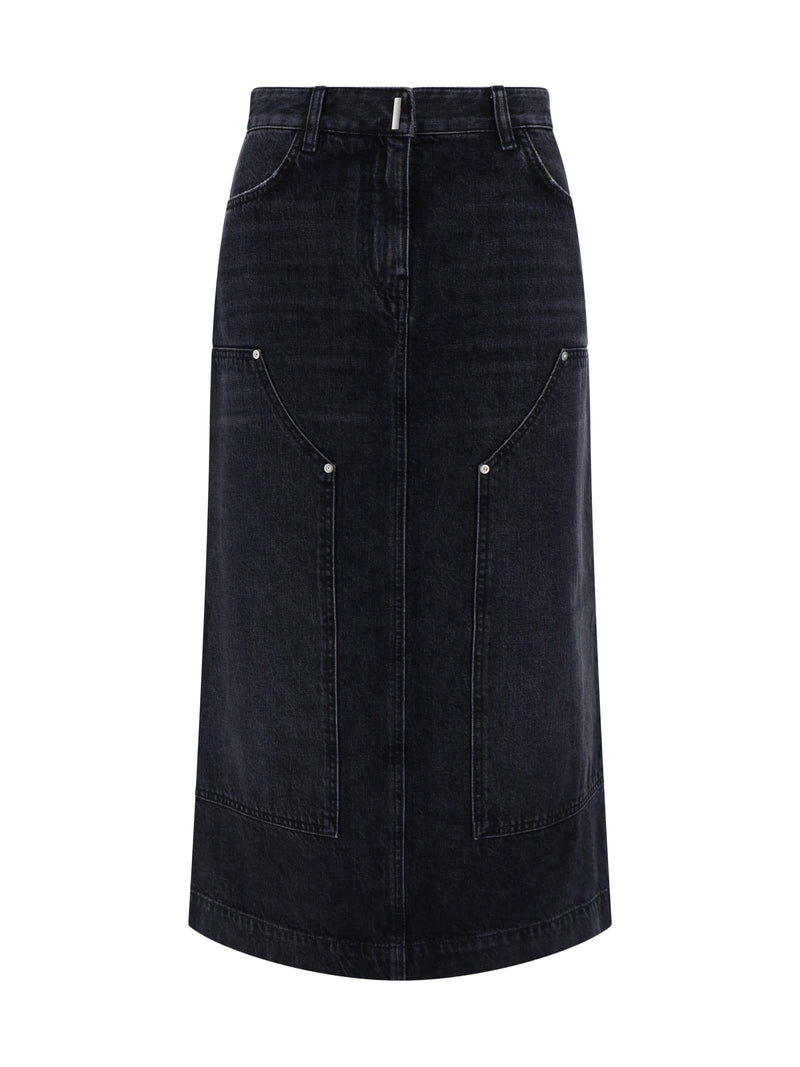 Givenchy Denim Skirt - Women - Piano Luigi