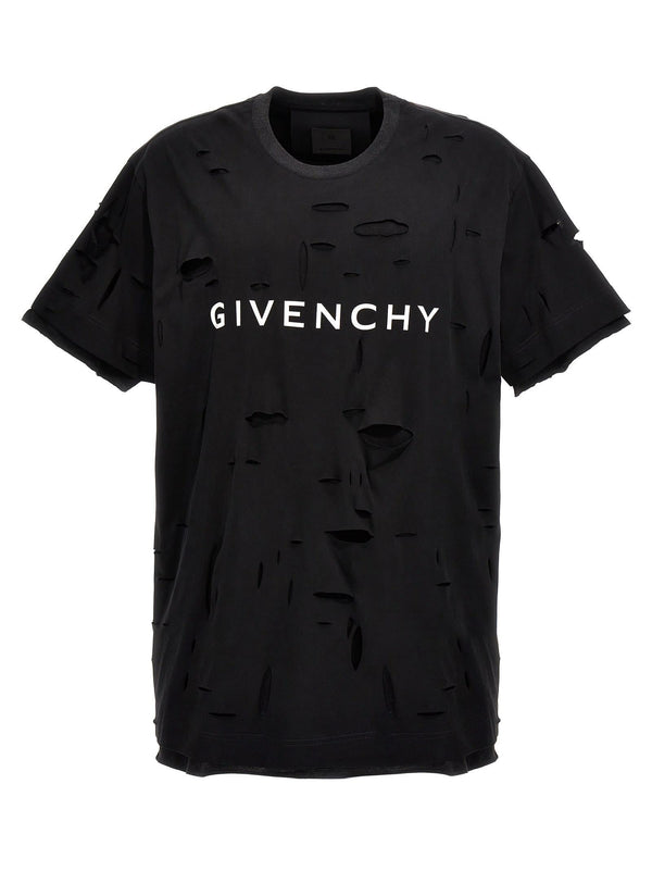 Givenchy Destroyed Effect T-shirt - Men - Piano Luigi