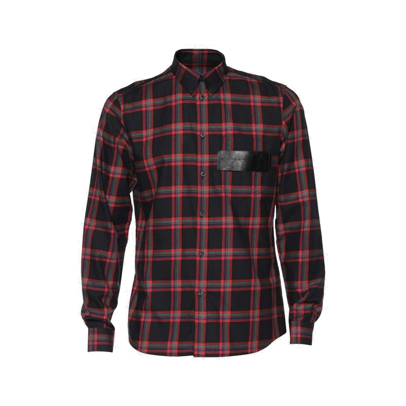 Givenchy Difetto Manca Bottone Cotton Checked Shirt - Men - Piano Luigi