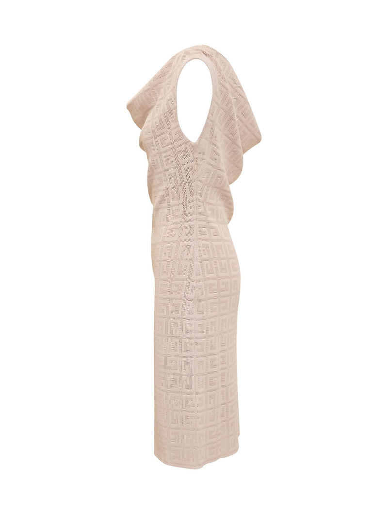 Givenchy Draped Dress 4g In Jacquard - Women - Piano Luigi