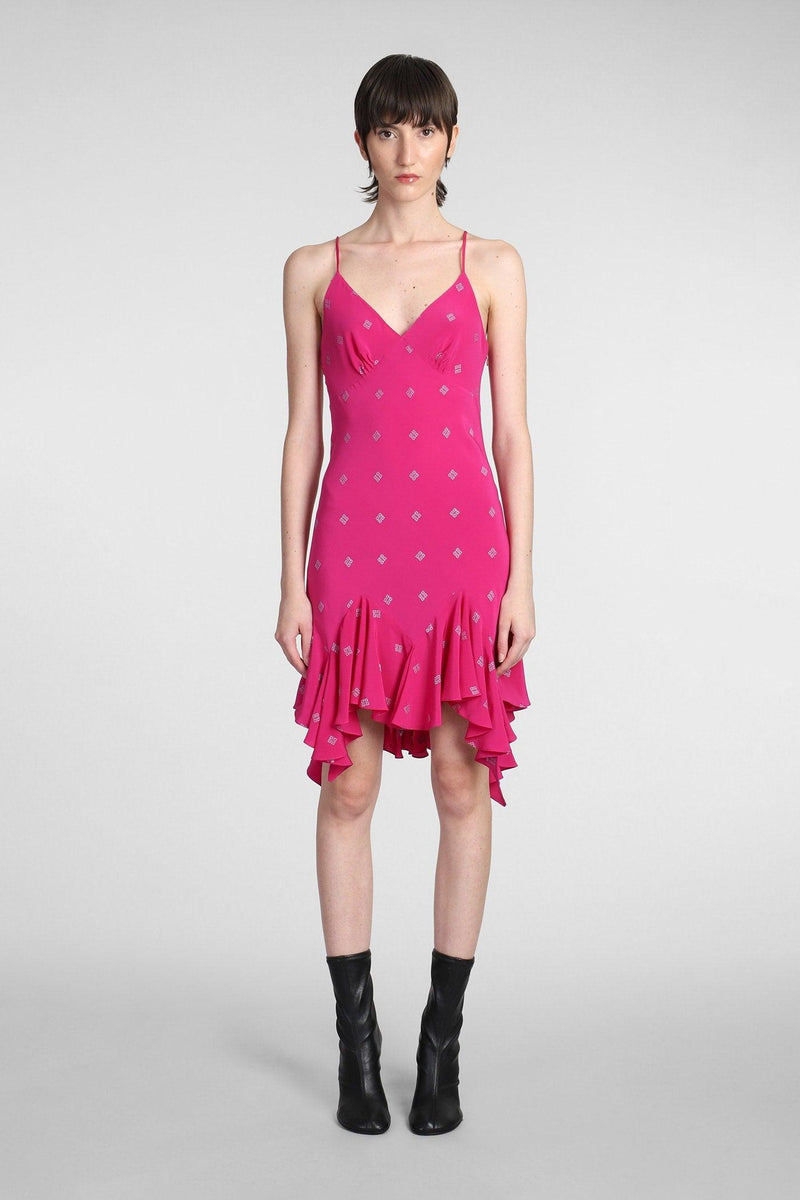 Givenchy Dress In Fuxia Silk - Women - Piano Luigi