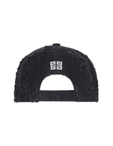 Givenchy Embroidered Cap In Black Cotton - Men - Piano Luigi