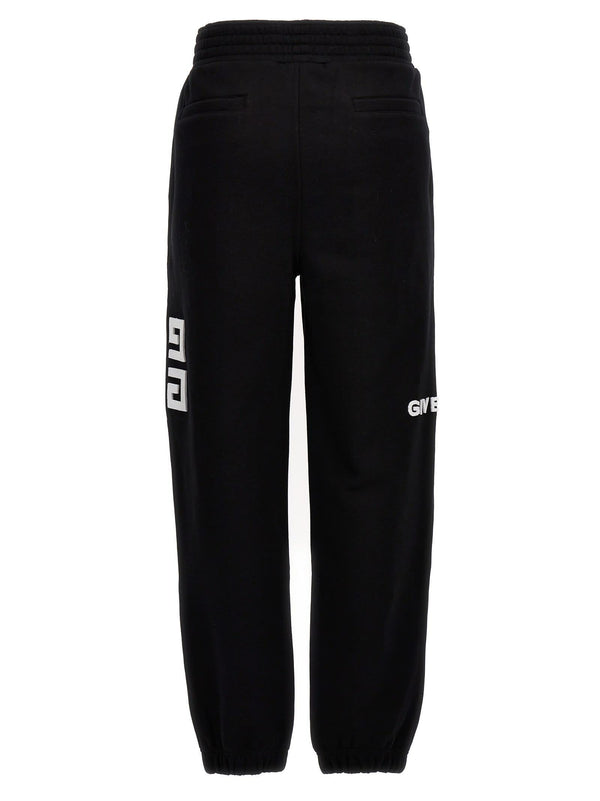 Givenchy Flocked Logo Joggers - Women - Piano Luigi