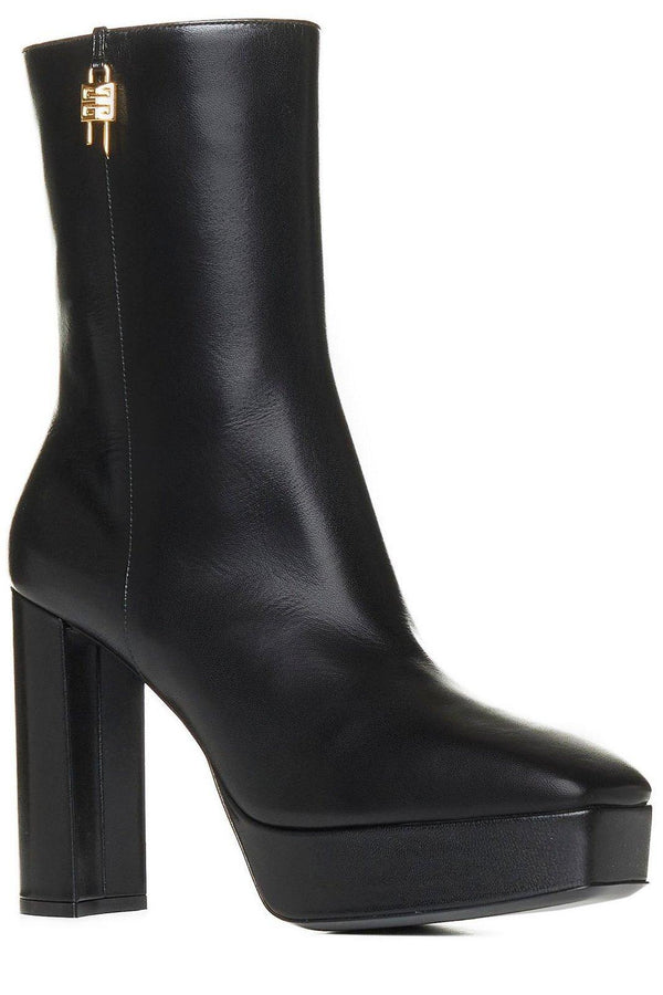 Givenchy G Lock Platform Ankle Boots - Women - Piano Luigi