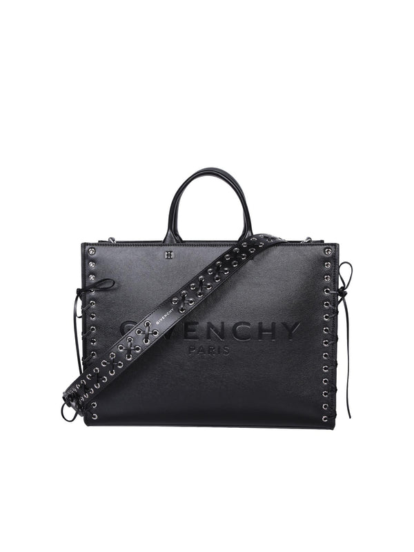 Givenchy G-tote Medium Black Bag - Women - Piano Luigi