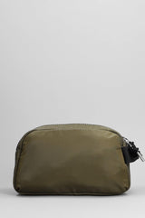 Givenchy G-trek Toilet Pouch Clutch In Khaki Polyamide - Men - Piano Luigi