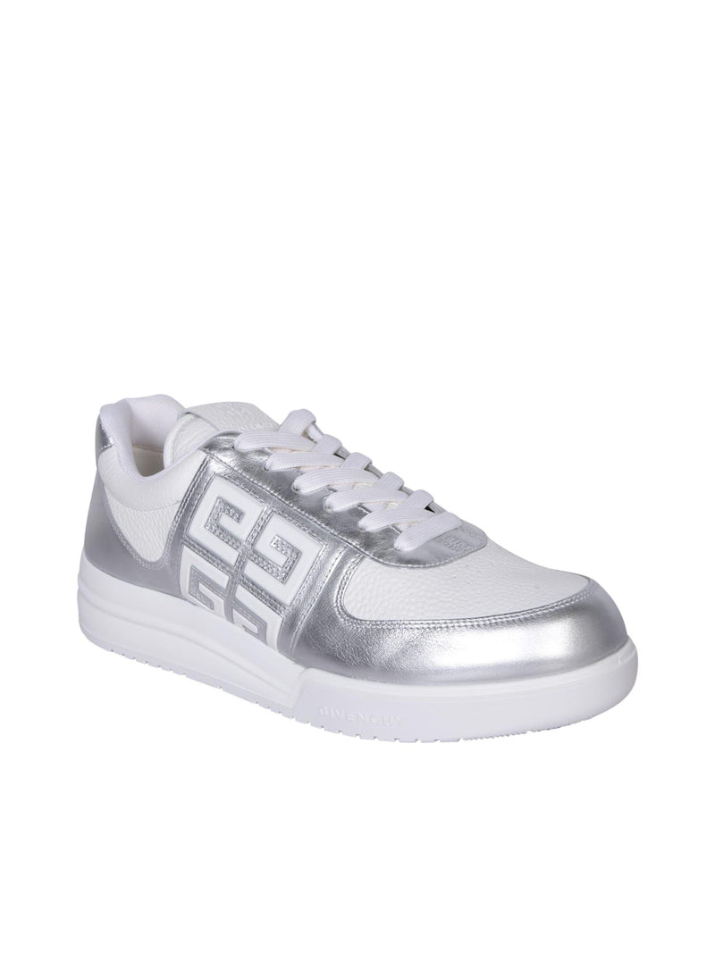 Givenchy G4 Low Silver Sneakers - Men - Piano Luigi