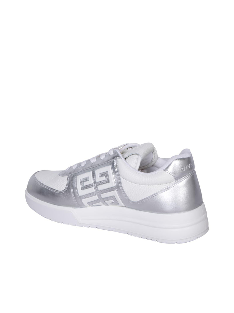 Givenchy G4 Low Silver Sneakers - Men - Piano Luigi