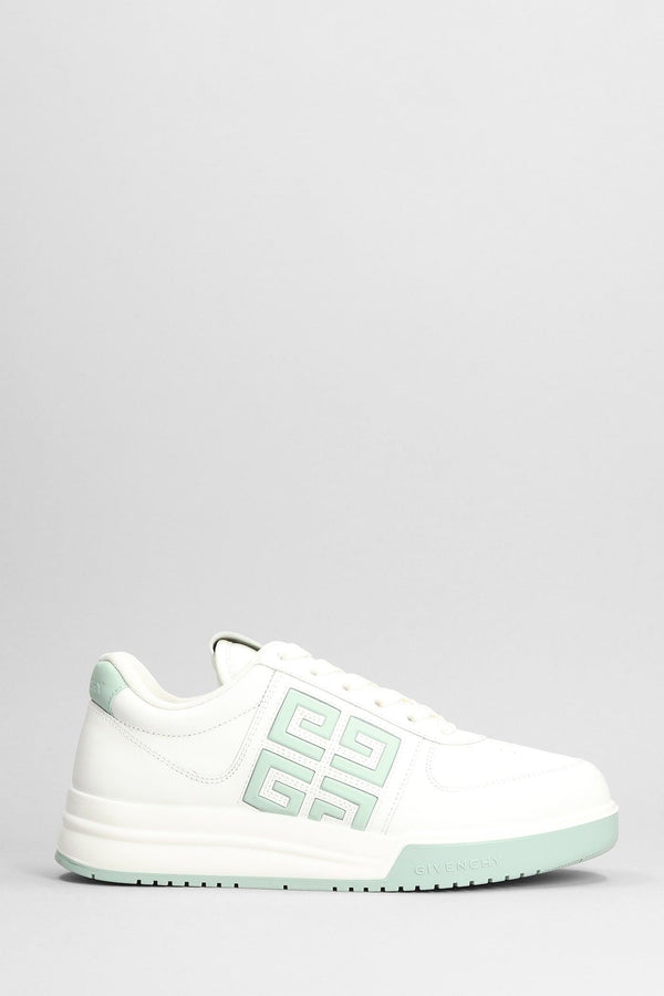 Givenchy G4 Sneakers In White Leather - Women - Piano Luigi