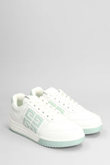 Givenchy G4 Sneakers In White Leather - Women - Piano Luigi