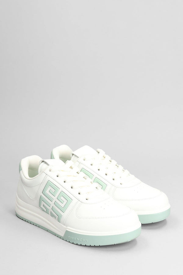 Givenchy G4 Sneakers In White Leather - Women - Piano Luigi