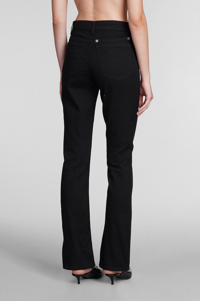 Givenchy Jeans In Black Cotton - Women - Piano Luigi