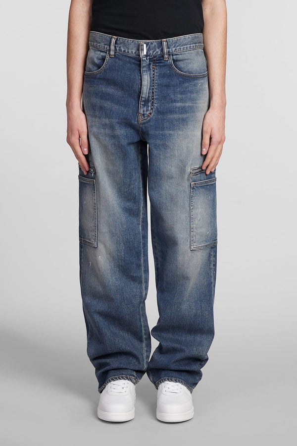 Givenchy Jeans In Blue Cotton - Men - Piano Luigi