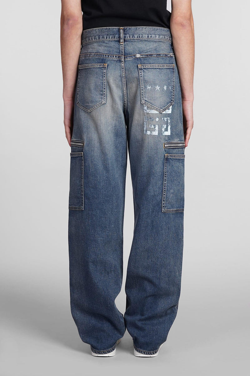 Givenchy Jeans In Blue Cotton - Men - Piano Luigi