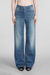 Givenchy Jeans In Blue Cotton - Women - Piano Luigi