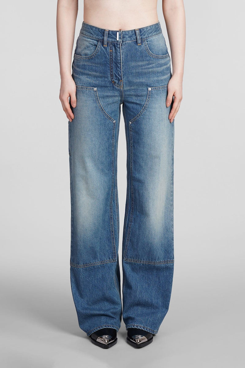 Givenchy Jeans In Blue Cotton - Women - Piano Luigi