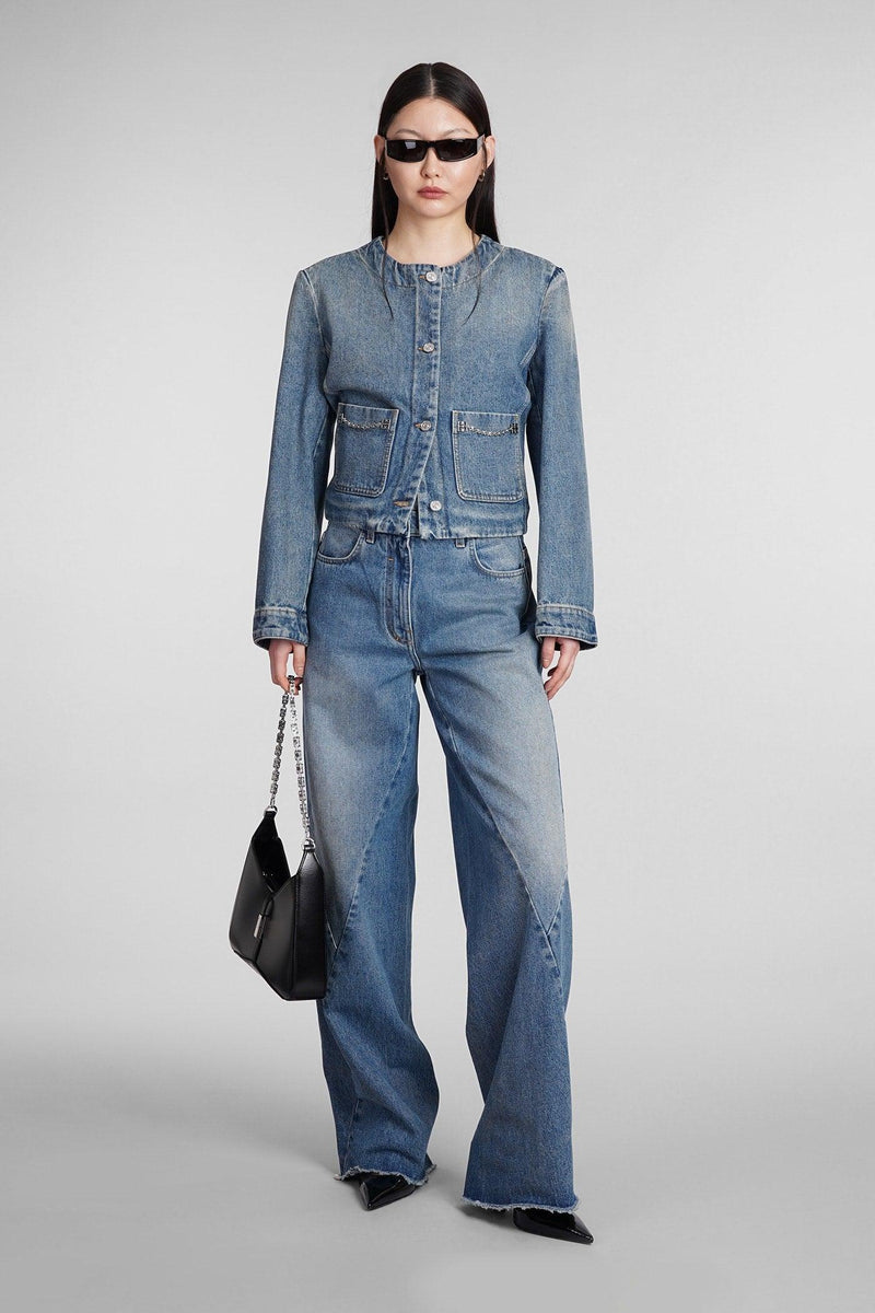 Givenchy Jeans In Blue Cotton - Women - Piano Luigi