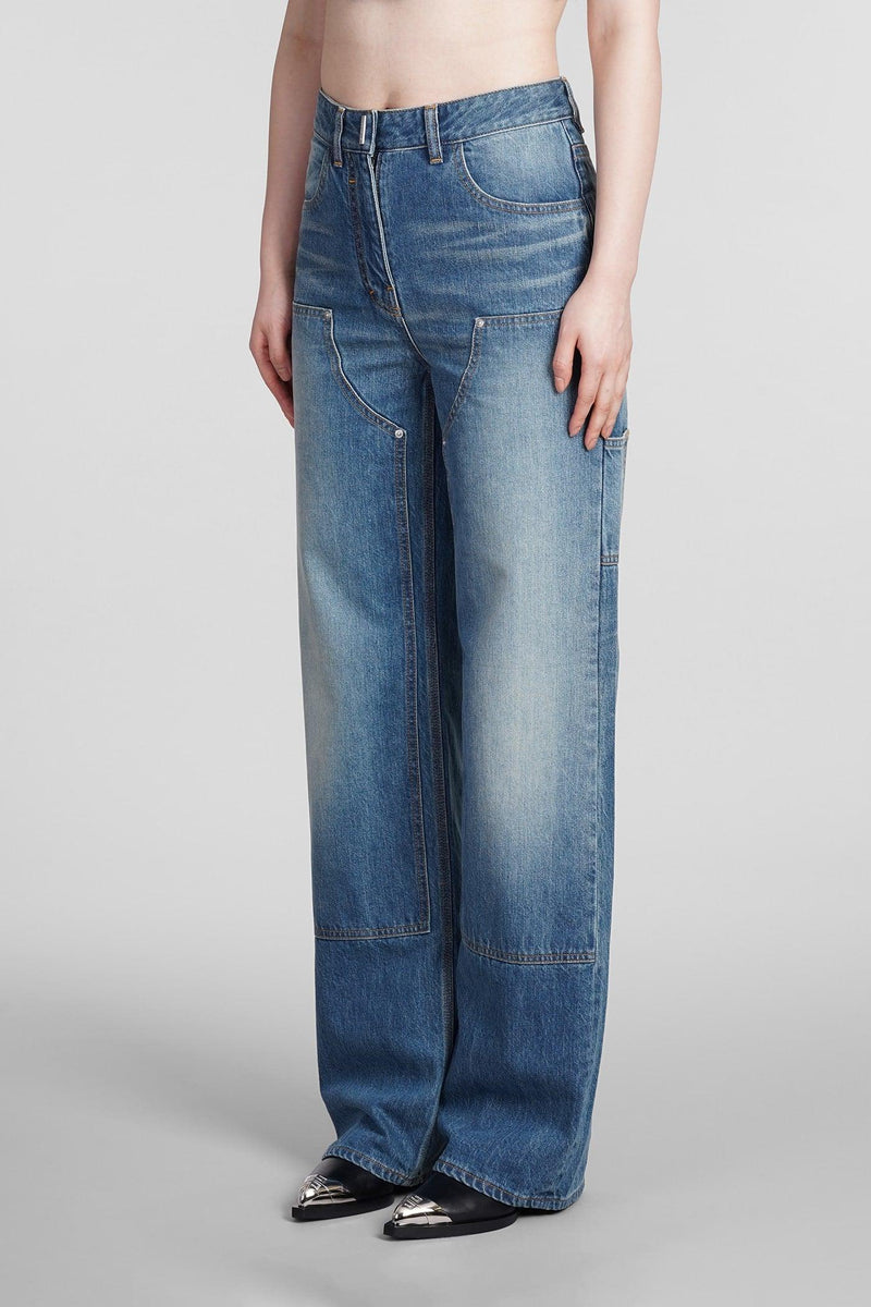 Givenchy Jeans In Blue Cotton - Women - Piano Luigi