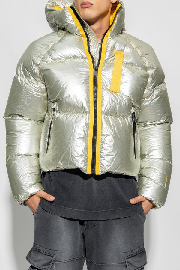 Givenchy Laminated Hooded Zip-up Puffer Jacket - Men - Piano Luigi