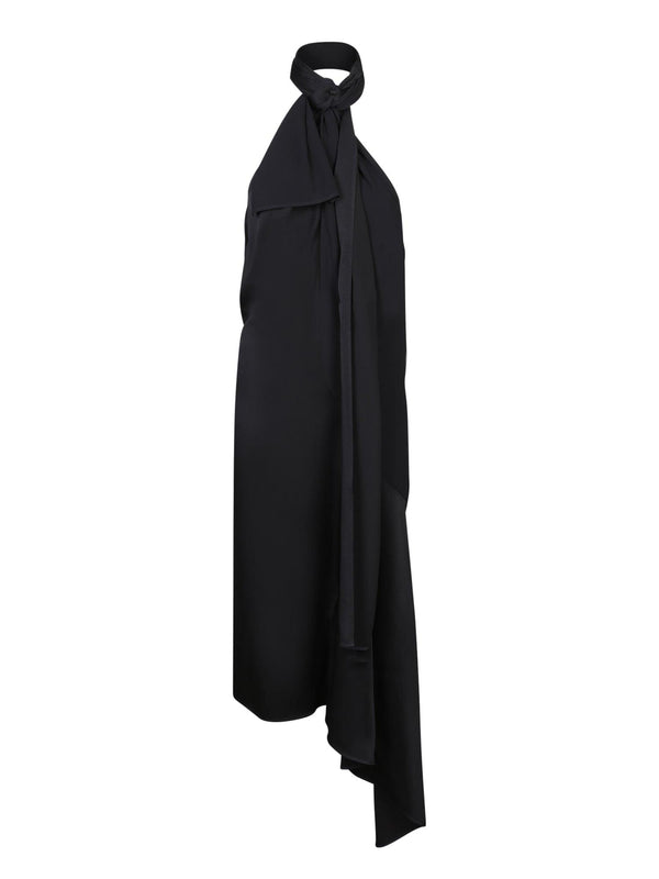 Givenchy Lavalliã¨r Collar Black Dress - Women - Piano Luigi