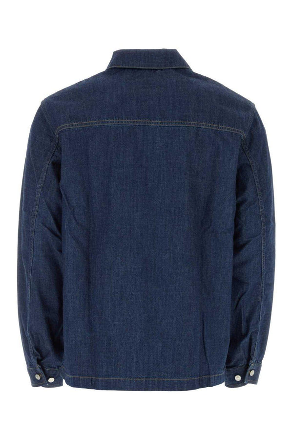 Givenchy Logo Patch Denim Shirt - Men - Piano Luigi