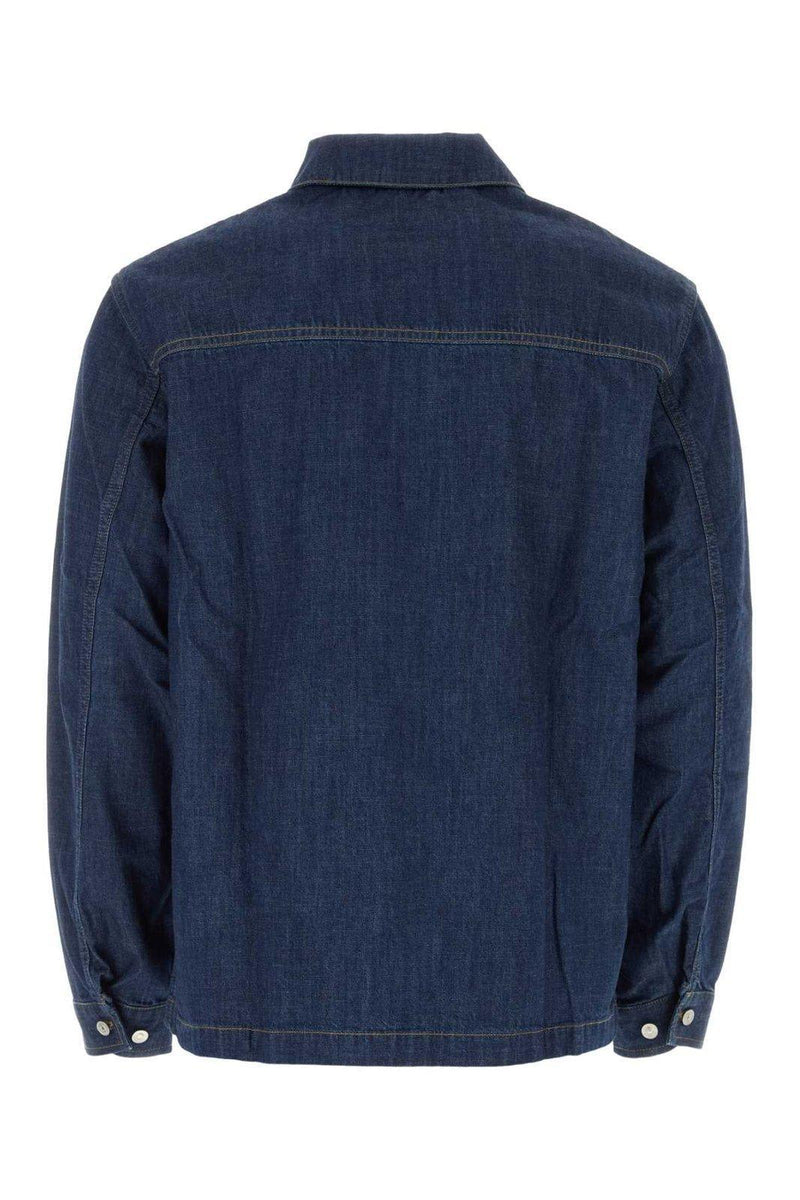 Givenchy Logo Patch Denim Shirt - Men - Piano Luigi