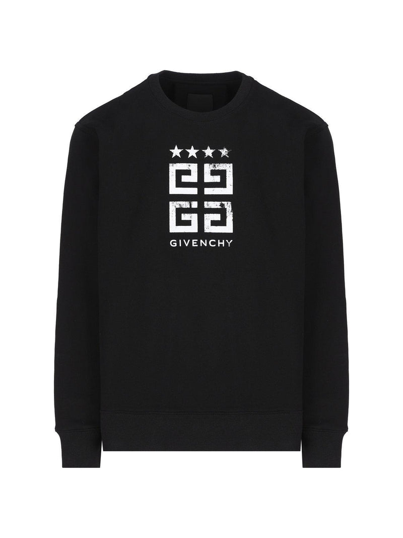 Givenchy Logo Printed Crewneck Sweatshirt - Men - Piano Luigi