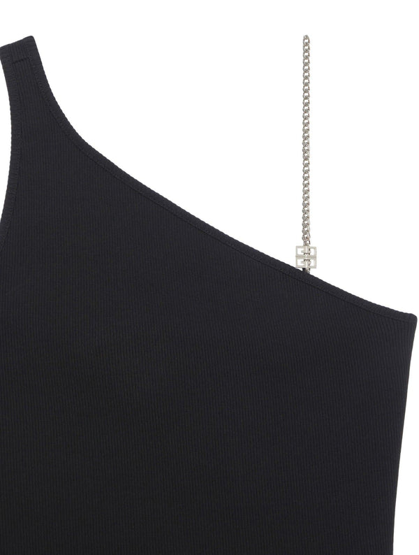 Givenchy One Shoulder 4g Chain Top - Women - Piano Luigi