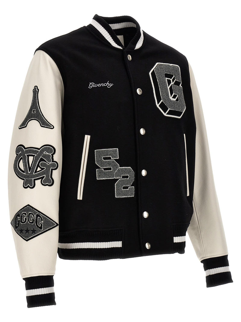 Givenchy Patches And Embroidery Bomber Jacket - Men - Piano Luigi