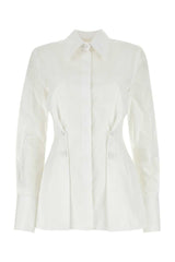 Givenchy Pleated Effect Poplin Shirt - Women - Piano Luigi