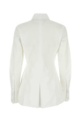 Givenchy Pleated Effect Poplin Shirt - Women - Piano Luigi