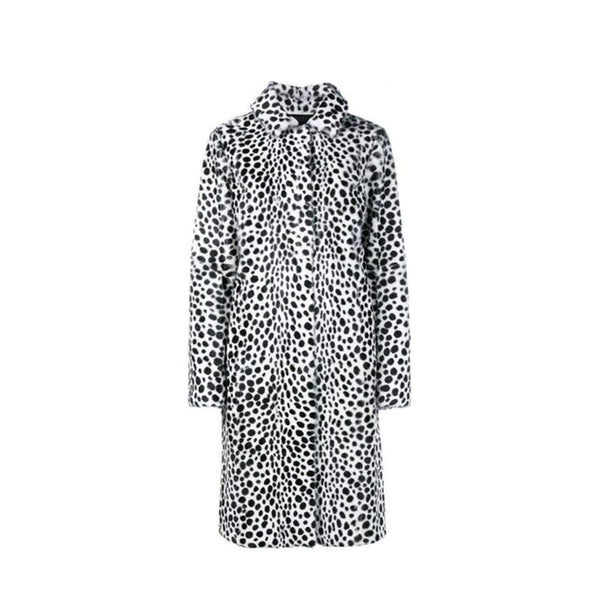 Givenchy Printed Goat Hair Coat - Women - Piano Luigi