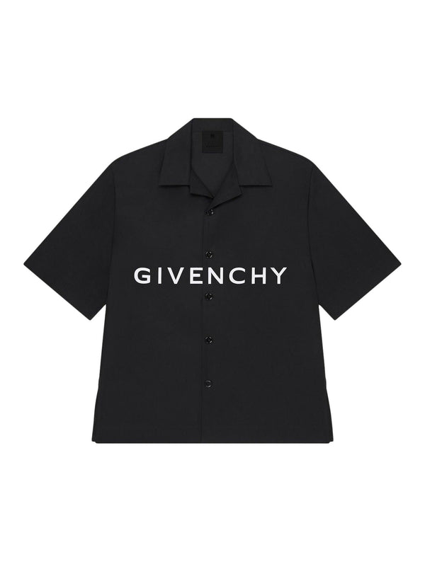 Givenchy Ss Boxy Fit Shirt W/ Hawaiian Collar - Men - Piano Luigi