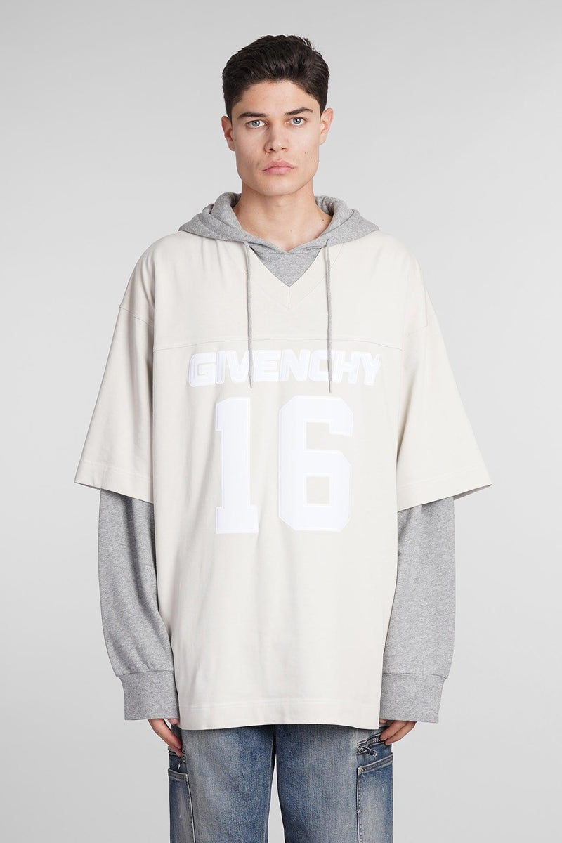 Givenchy Sweatshirt In Beige Cotton - Men - Piano Luigi