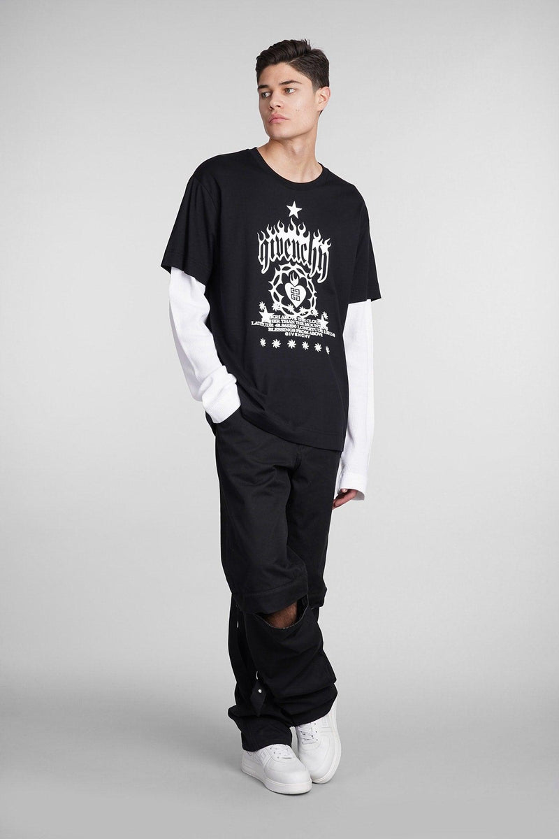 Givenchy T-shirt In Black Cotton - Men - Piano Luigi