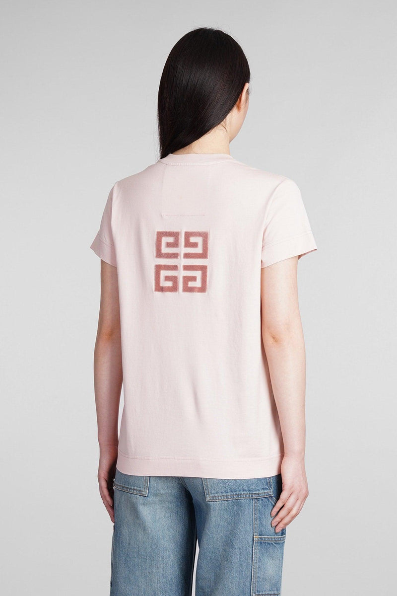 Givenchy T shirt In Rose pink Cotton Women Piano Luigi