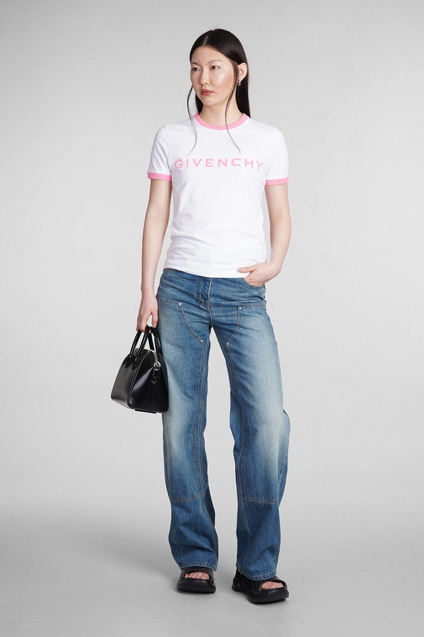 Givenchy T-shirt In White Cotton - Women - Piano Luigi