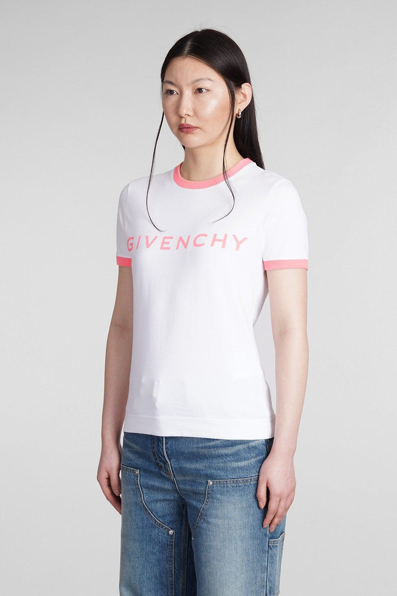 Givenchy T-shirt In White Cotton - Women - Piano Luigi