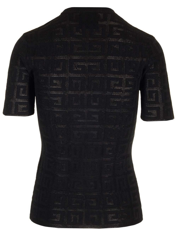 Givenchy Textured Lace Top - Women - Piano Luigi