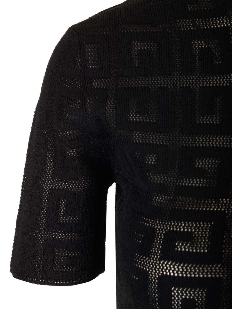 Givenchy Textured Lace Top - Women - Piano Luigi