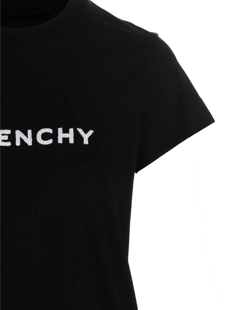 Givenchy Velvet Logo T-shirt - Women - Piano Luigi