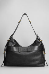 Givenchy Voyou Shoulder Bag In Black Leather - Women - Piano Luigi