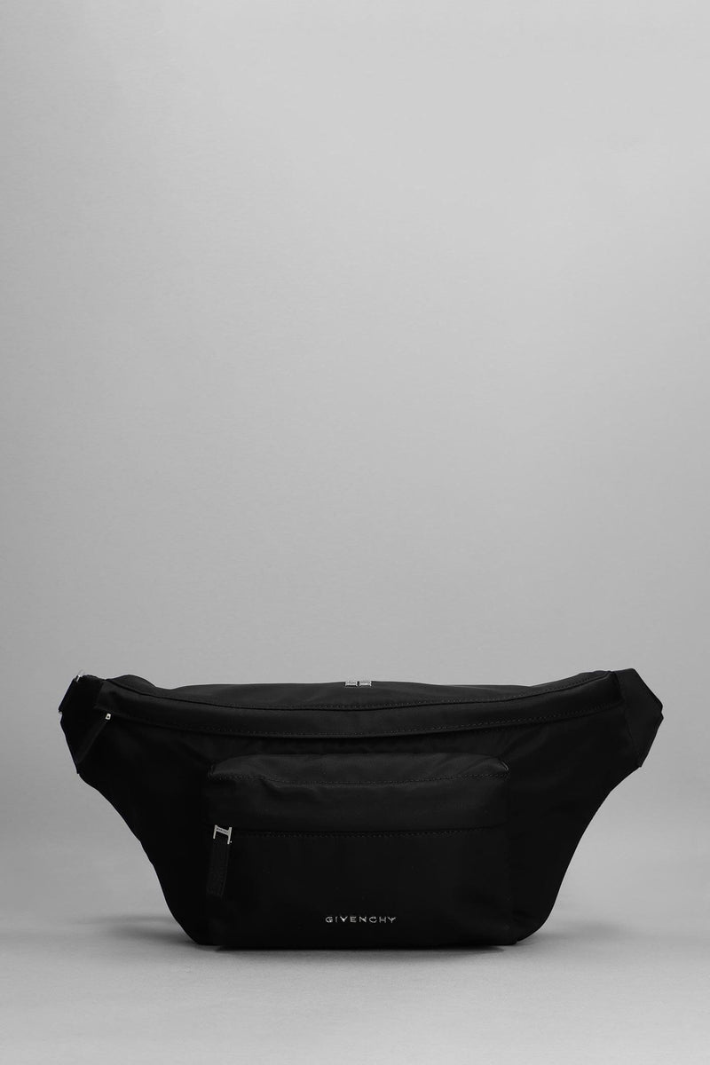 Givenchy Waist Bag In Black Polyester - Men - Piano Luigi