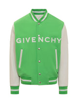 Givenchy Wool And Leather Bomber Jacket - Men - Piano Luigi