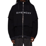 Givenchy Zipped Hoodie Sweatshirt - Men - Piano Luigi