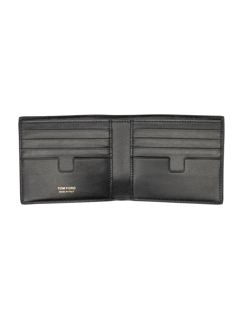 Glossy Printed Croc Classic Bifold Wallet By Tom Ford - Men - Piano Luigi