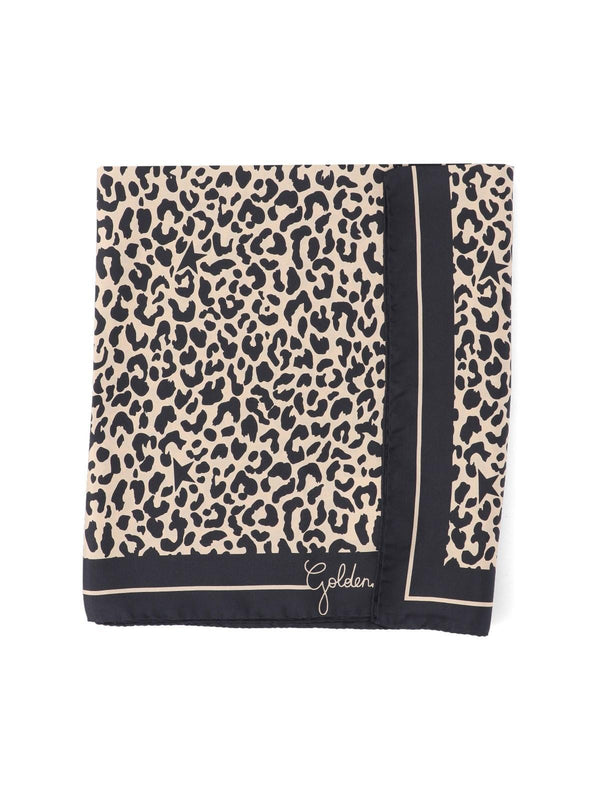 Golden Goose Animalier Foulard With Logo - Unisex - Piano Luigi