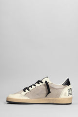 Golden Goose Ball Star Sneakers In Beige Leather - Men - Piano Luigi